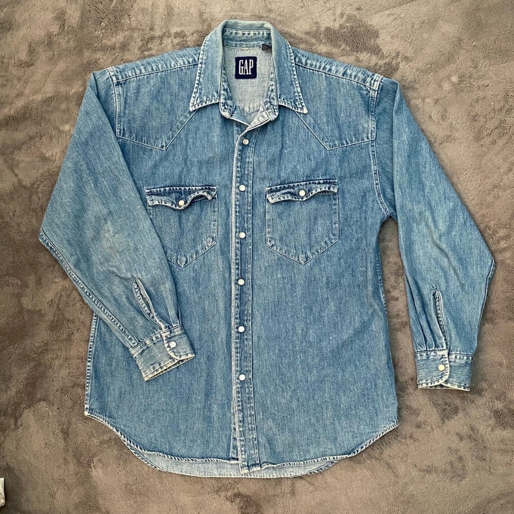 Denim Oversized Jacket Size M